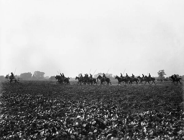 Belgian cavalry seen here in operation close to Hofstade 28th September 1914