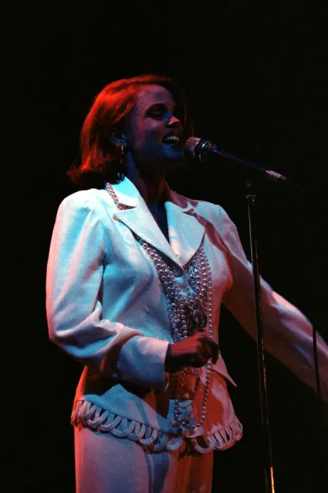 Framed Print : Belinda Carlisle May 1990 Singer performing in concert on stage singing Framed Print : Belinda Carlisle May 1990 Singer performing in concert on stage singing
