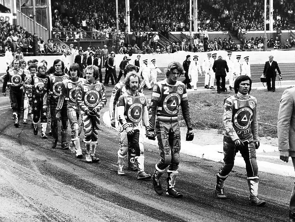The Belle Vue Aces, a speedway team, at the Belle Vue Speedway, Manchester