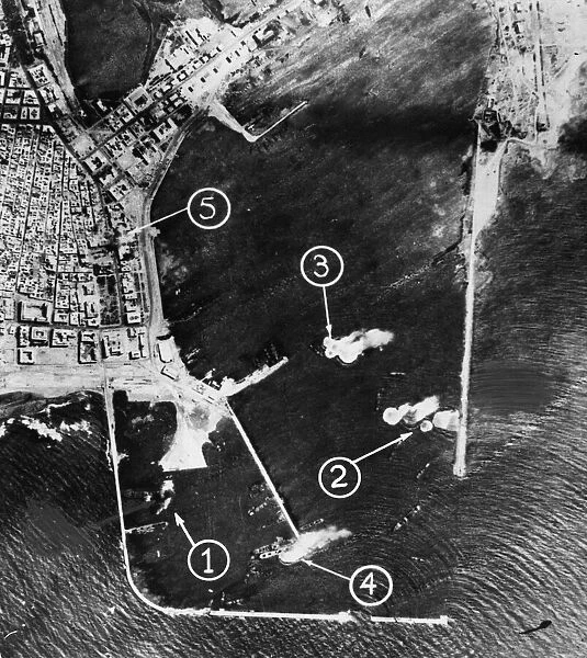 Benghaz bombing, the plan was to destroy the harbour and storage facilities at Benghazi