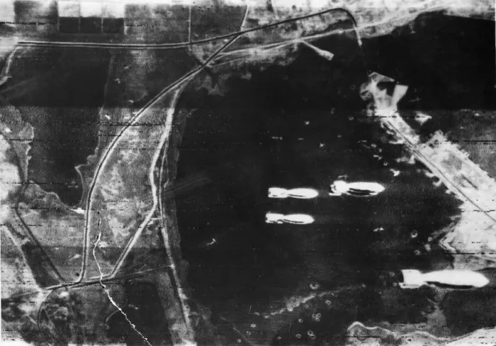Framed Print : Benghazi harbour in Libya is so frequently bombed by the RAF that the pilots have named