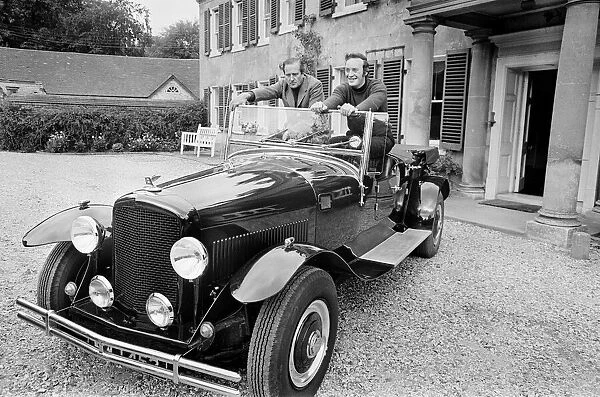 The Bentley Car, being driven by enthusiasts in the Berkshire area on Britain during an