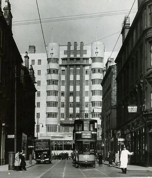 Beresford Hotel - Sauchiehall Street, Glasgow March 1938 Facing Elmbank