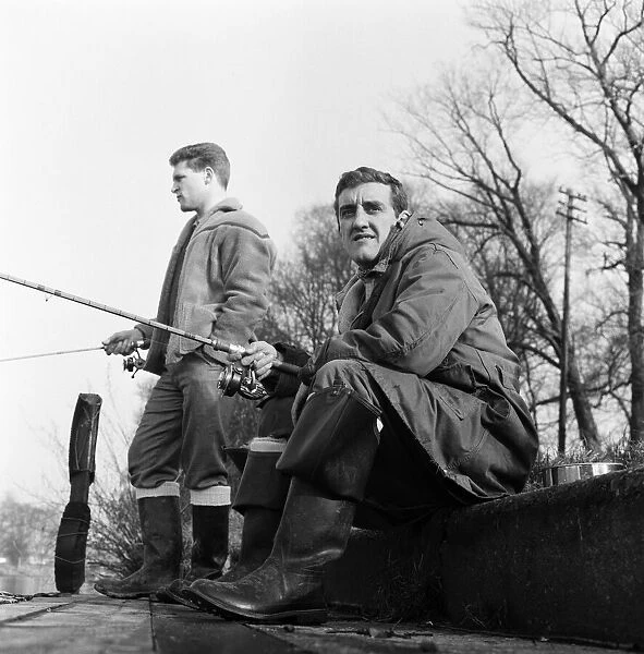 Bernard Cribbins, star of stage, film and TV fame, went fishing at Walton-on-Thames