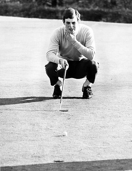 Bernard Gallacher (18) Scots golfer Nov 1967