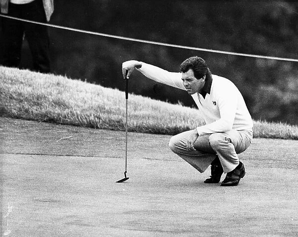 Bernard Gallacher July 1983 at the Batley Golf Tournament Bradford