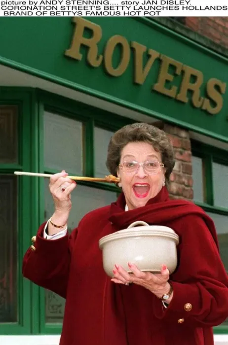 Framed Print : Betty Driver Actress launches Hollands brand of Bettys famous Hot Pot Framed Print : Betty Driver Actress launches Hollands brand of Bettys famous Hot Pot