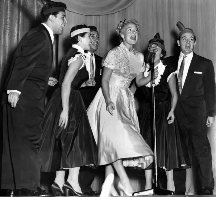 Framed Print : Betty Hutton at Palladium. Betty Hutton who appears at the Palladium tomorrow had a dress Framed Print : Betty Hutton at Palladium. Betty Hutton who appears at the Palladium tomorrow had a dress