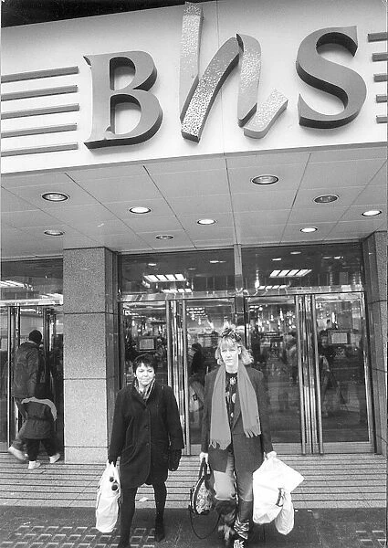 BHS IN OXFORD STREET, LONDON - 1990