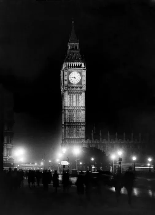 Framed Print : Big Ben circa 1936 P000050 Framed Print : Big Ben circa 1936 P000050