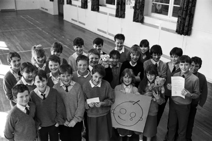 Framed Print : Big-hearted pupils at Scissett Middle School have raised more than £ Framed Print : Big-hearted pupils at Scissett Middle School have raised more than £