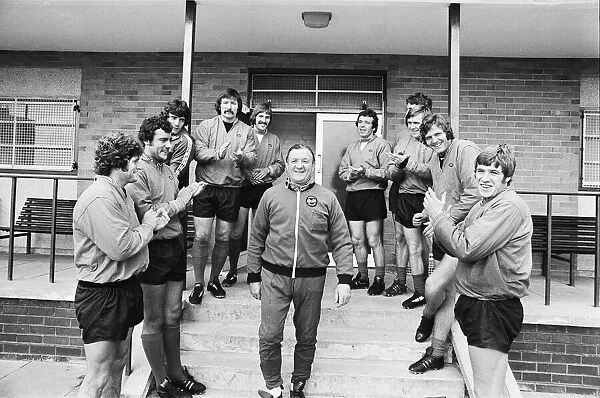 A big welcome to new Liverpool manager Bob Paisley from his players before his first