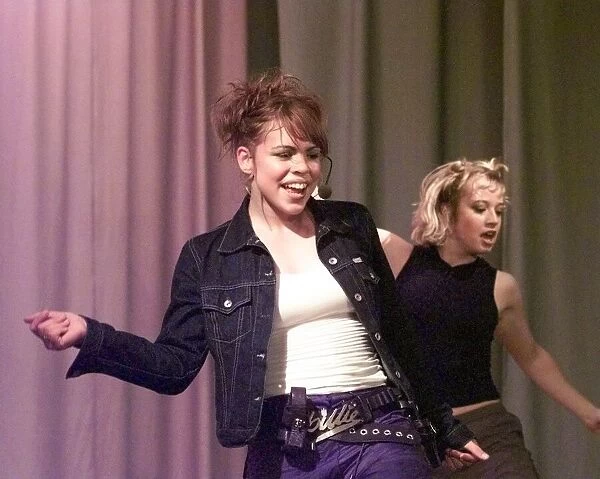 Billie performs on stage in Birmingham. 1990 s
