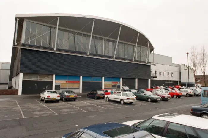 Framed Print : Billingham Forum, a leisure centre with indoor ice-rink and theatre Framed Print : Billingham Forum, a leisure centre with indoor ice-rink and theatre