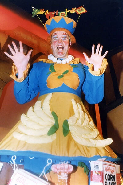 Billingham Forum Panto Dame Peter Dayson takes to the stage. 6th January 1993