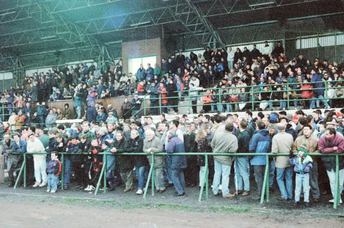 Framed Print : Billingham Synthonia 1-2 Woking, FA Trophy, Quarter final replay, Central Avenue Stadium Framed Print : Billingham Synthonia 1-2 Woking, FA Trophy, Quarter final replay, Central Avenue Stadium