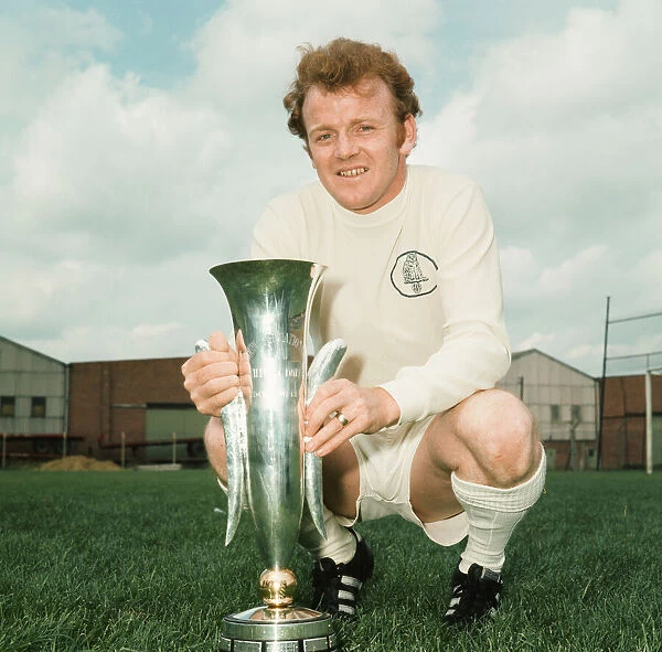 Billy Bremner with the Inter Cities Fair Cup June 1971