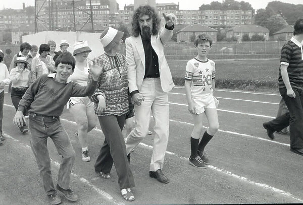 Billy Connolly, Charity Walk, Scotstoun, Glasgow, Scotland, 9th June 1982