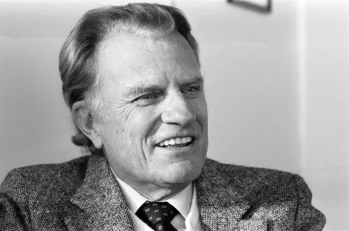 Framed Print : Billy Graham, American Christian evangelist, in London, 19th January 1984