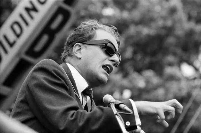 Framed Print : Billy Graham took to the open-air today for a short meeting in Hyde Park adjacent to Framed Print : Billy Graham took to the open-air today for a short meeting in Hyde Park adjacent to