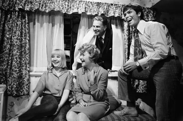 Framed Print : Billy Graham visits Goldhawk Studios, where the film Two a Penny was being made Framed Print : Billy Graham visits Goldhawk Studios, where the film Two a Penny was being made