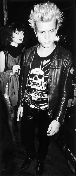 Billy Idol pop singer punk group Generation X 1980