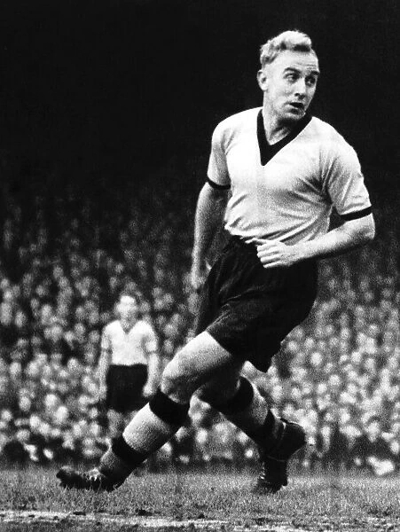 Billy Wright Wolves and England footballer Nov 1956