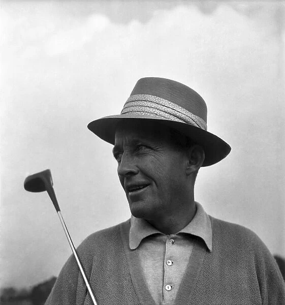 Bing Crosby Golfing. September 1952 C4587