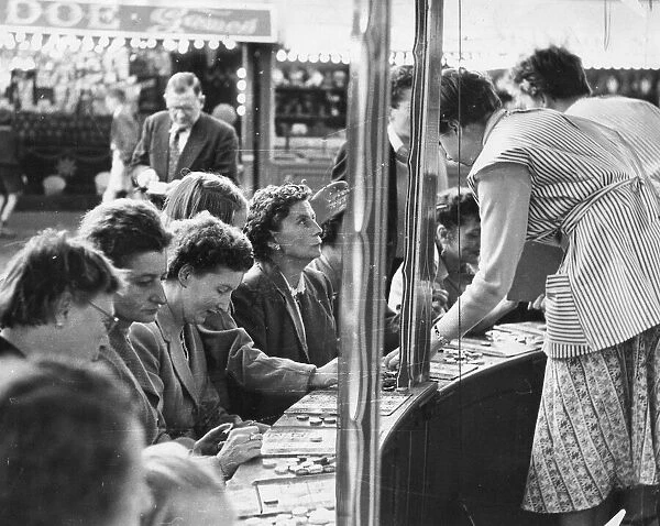 Bingo is a firm favourite among the fairground goers