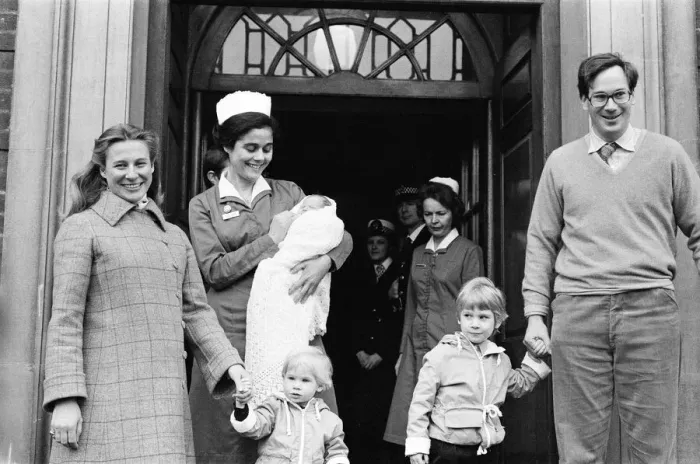 Framed Print : Birgitte, Duchess of Gloucester and Prince Richard, Duke of Gloucester outside St