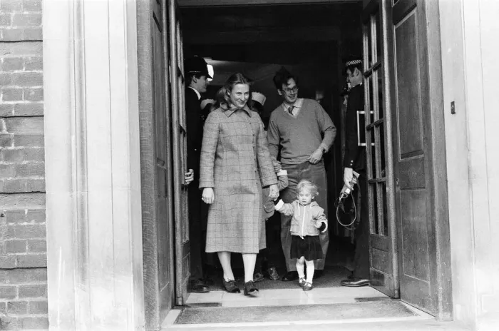 Framed Print : Birgitte, Duchess of Gloucester and Prince Richard, Duke of Gloucester outside St Framed Print : Birgitte, Duchess of Gloucester and Prince Richard, Duke of Gloucester outside St