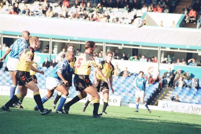Framed Print : Birmingham 1-0 Watford, league division one match action at St Andrew s