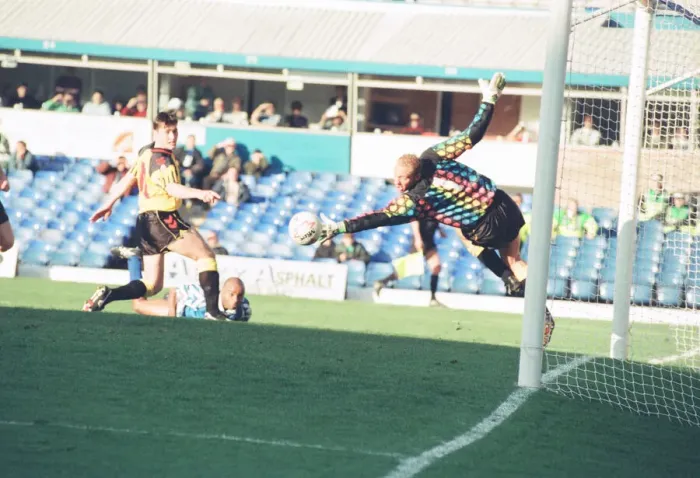 Framed Print : Birmingham 1-0 Watford, league division one match action at St Andrew s