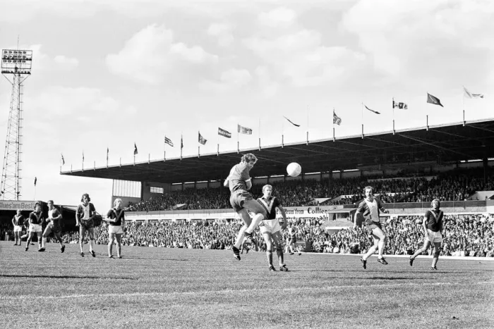 Framed Print : Birmingham City 4-0 Burnley, league match at St Andrews, Saturday 20th September 1975 Framed Print : Birmingham City 4-0 Burnley, league match at St Andrews, Saturday 20th September 1975