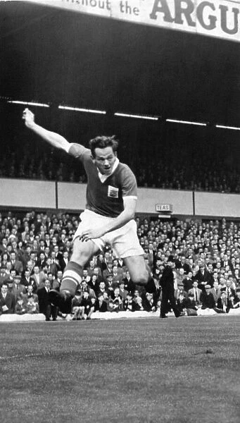 Birmingham City footballer Gordon Astall in action, 1958