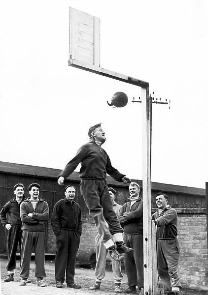 Birmingham City training. 26th November 1953