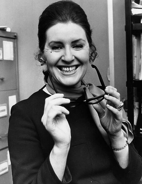 Birmingham Mail fashion editor Barbara Henderson. June 1972