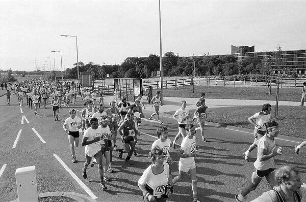 Birmingham Marathon, West Midlands. 20th September 1981
