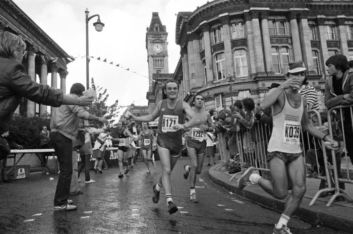 Framed Print : Birmingham Marathon, West Midlands. 20th September 1981 Framed Print : Birmingham Marathon, West Midlands. 20th September 1981