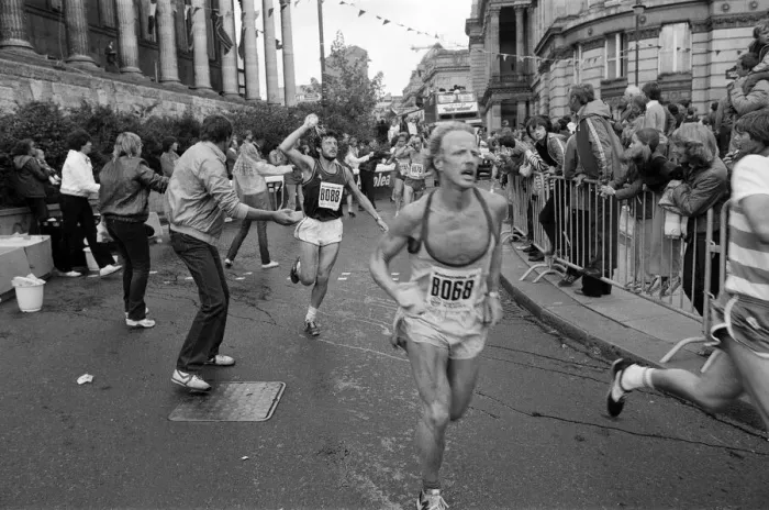 Framed Print : Birmingham Marathon, West Midlands. 20th September 1981 Framed Print : Birmingham Marathon, West Midlands. 20th September 1981