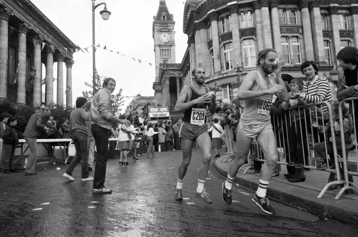 Framed Print : Birmingham Marathon, West Midlands. 20th September 1981 Framed Print : Birmingham Marathon, West Midlands. 20th September 1981