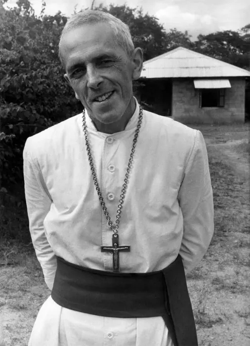 Framed Print : Bishop Trevor Huddlestons at Masasi, Tanganyika, East African territory lying between Framed Print : Bishop Trevor Huddlestons at Masasi, Tanganyika, East African territory lying between