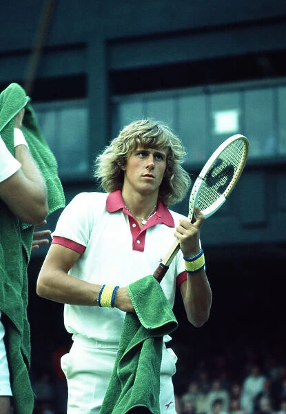 Bjorn Borg and Ove Bengtson at Wimbledon 1974