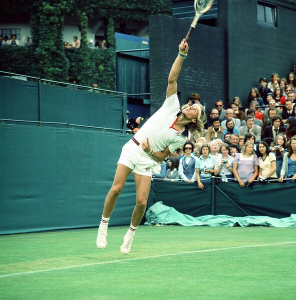 Bjorn Borg at Wimbledon 1975. Local Caption watscan - 19  /  04  /  2010