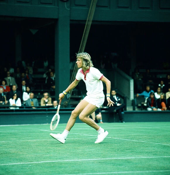 Bjorn Borg at Wimbledon June 1974. Local Caption watscan - 19  /  04  /  2010
