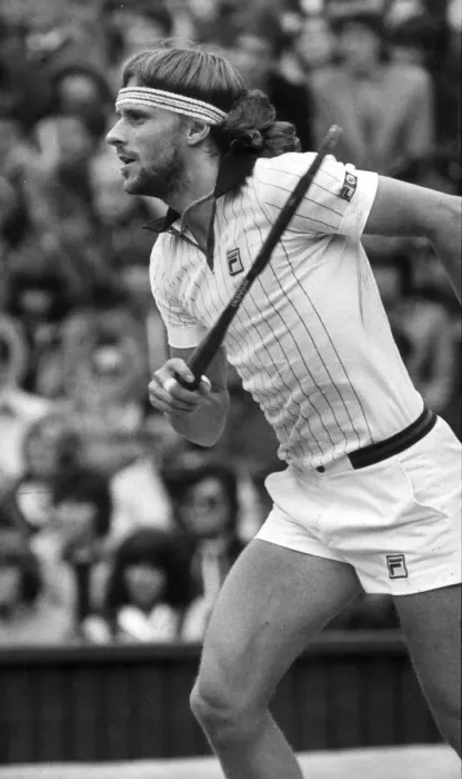 Framed Print : Bjorn Borg at Wimbledon Tennis Championships - 29 June 1981