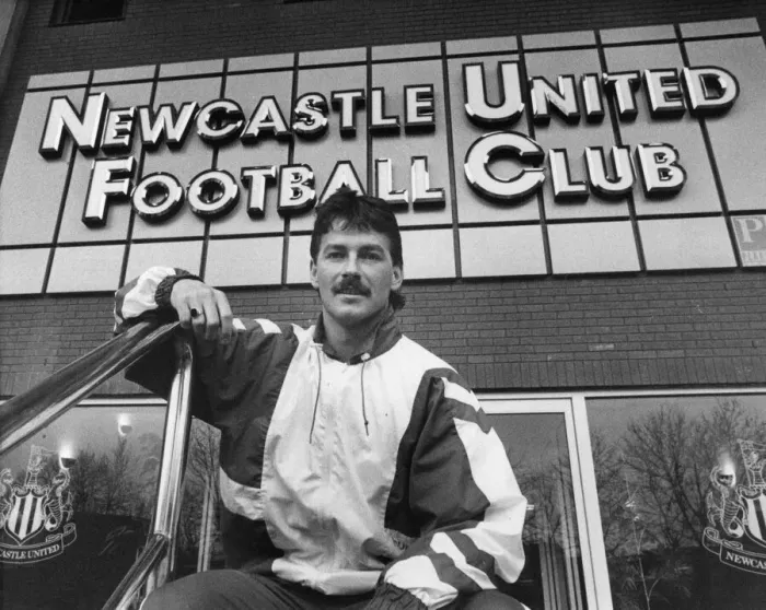 Framed Print : Bjorn Kristensen, Newcastle United player at St James Park, Newcastle, 16th March 1989 Framed Print : Bjorn Kristensen, Newcastle United player at St James Park, Newcastle, 16th March 1989