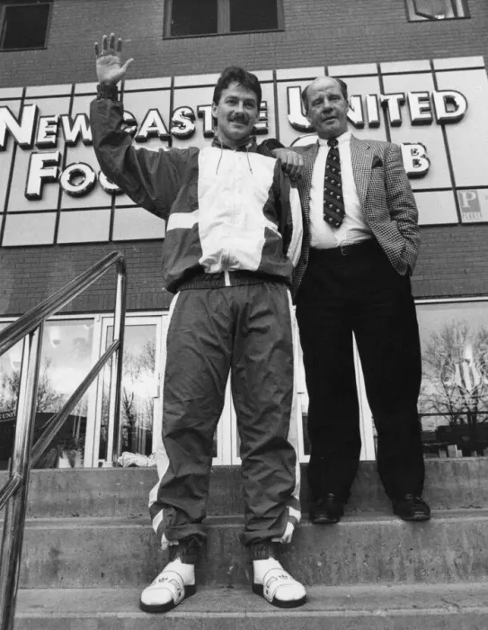 Framed Print : Bjorn Kristensen, Newcastle United player at St James Park, Newcastle, 16th March 1989 Framed Print : Bjorn Kristensen, Newcastle United player at St James Park, Newcastle, 16th March 1989