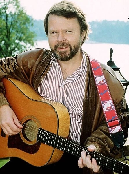 Bjorn Ulvaeus guitarist from the pop group Abba