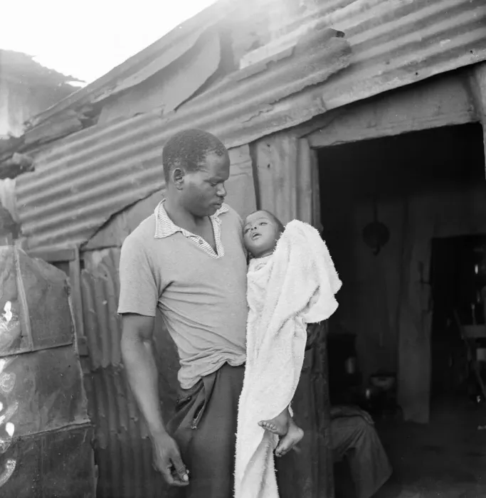 Framed Print : Black Communities in Cape Town, South Africa, 28th January 1955 Framed Print : Black Communities in Cape Town, South Africa, 28th January 1955